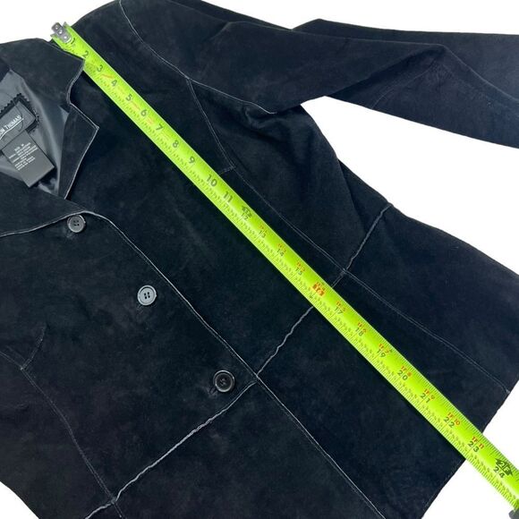 Brandon Thomas black suede leather jacket - Picture 9 of 10